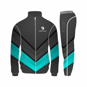 Men's Custom <b>Polyester</b> Fleece Tracksuit Sublimated Winter Sweatsuit Hoodie <b>Joggers</b> Plus Size Casual Fitness Streetwear Tracksuit - Product Image 3