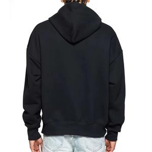 Sudadera con capucha de invierno de forro polar con cremallera completa para hombre, con diseño de calavera y esqueleto, con pedrería de cristal brillante y pedrería de imitación, personalizada, de la colección Stylish Essentials - Product Image 4