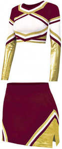 Tenues de cheerleading, Robe de cheerleading pour le High School Musical, Vêtements de sport universitaires, Tenue de fête, Costume de pom-pom girl - Product Image 6