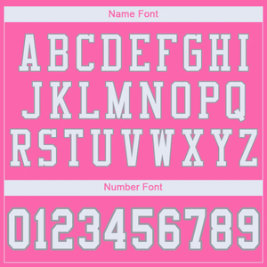 Camiseta de Fútbol Rosa Personalizada con Nombre de Equipo, Cualquier Nombre y Número, Uniforme de Fútbol Americano para Mujeres, Hombres y Jóvenes, Transpirable y Deportivo - Product Image 6