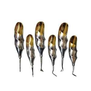 ชุดเครื่องมือถอนฟันแบบใช้มือ Dental Luxating Root Elevator พร้อมด้ามจับแบบ Gold Finger สำหรับการผ่าตัดถอนฟัน ได้รับมาตรฐาน CE ISO โดย Grip Surgical - Product Image 6