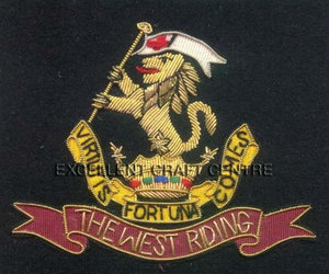THE WEST RIDING High Quality Lace Embroidered Patch <b>Sew</b>-On Fabric Badge Circular Luxury Design for Garment - Product Image 4