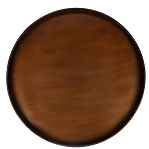 Premium Coastal Iron Coffee Table with <b>Gold</b> <b>Frame</b> Removable Tabletop Round Shape for Living Room Indoor Use - Product Image 3