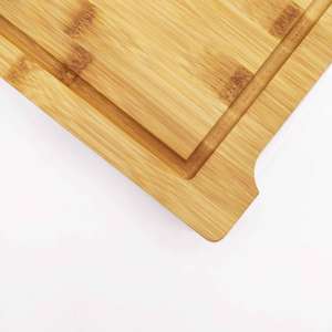 Tabla de cortar multiusos de bambú con ranura para jugos |   Tabla de Cortar Ideal para Preparar Carne, Verduras y Frutas - Product Image 4