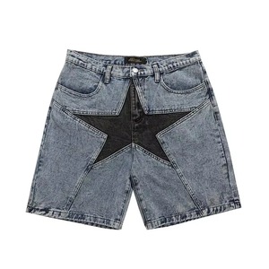 Top Popular Jorts Men's Denim <b>Shorts</b> Mid-<b>Waist</b> Baggy Style Washed <b>Jeans</b> <b>Shorts</b> With Distressed Acid Washed <b>Jeans</b> <b>Shorts</b> for Men - Product Image 1