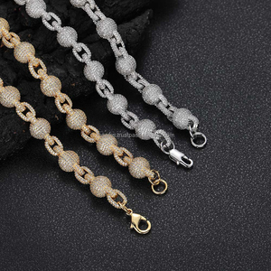 Cadena Cubana de Oro Amarillo de 10k de Alta Calidad, 18mm, 200g, para Diamantes Cultivados en Laboratorio Certificados, Collar Unisex Estilo Hip Hop - Product Image 5