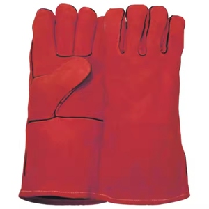 Gants de soudure en cuir de vachette ignifuge de qualité supérieure, résistants, pour travaux lourds, gants de sécurité de qualité supérieure pour les ouvriers du bâtiment - Product Image 3