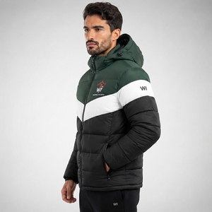 Men Puffer Jacket Winter Insulated <b>Coat</b> Breathable Lightweight Quilted Fabric Warm Comfortable Outerwear For Travel Camping - Product Image 6