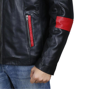 2026 High Quality <b>Men's</b> Genuine Cowhide <b>Leather</b> Winter Stand Collar Eco-Friendly Breathable Waterproof <b>Men's</b> <b>Leather</b> <b>Jacket</b> - Product Image 6