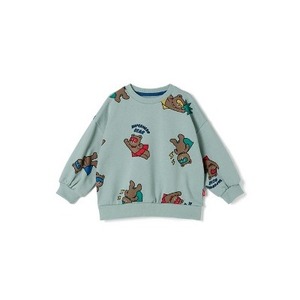 Camiseta Casual de Punto con Estampado de Dibujos Animados Estilo Coreano OZKIZ para Niños de 2 a 6 Años, Primavera/Otoño, Venta al Por Mayor - Product Image 1