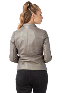 Simple Style <b>Leather</b> <b>Jacket</b> Pakistan Made Factory Sale New Fashion in High Quality Women's <b>Leather</b> <b>Jackets</b> - Product Image 5