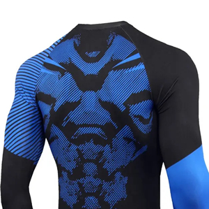 Rashguards Sublimés Personnalisés BJJ MMA Créés pour l'Entraînement en Arts Martiaux, la Musculation en Salle, les Sports et l'Équipement Athlétique Professionnel - Product Image 5