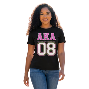 T-shirt pour femme à imprimé pailleté, en coton premium, motif graphique, manches courtes, vêtement décontracté et tendance, haut à porter au quotidien - Product Image 4