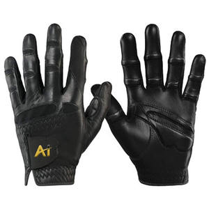 Gants de golf pour hommes, main gauche/droite, en cuir d'agneau véritable, doux, respirant, granulés antidérapants, logo personnalisé, sports, cyclisme, plein air - Product Image 6