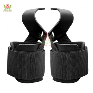 ตะขอเกี่ยวเหล็กคุณภาพพรีเมียมสำหรับการฝึกความแข็งแรง เพาะกาย ครอสฟิต ออกกำลังกายในยิม และป้องกันมือ - Product Image 1