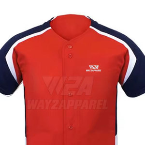 Uniformes de Béisbol Personalizados de Primera Calidad, Ropa Deportiva Transpirable con Opción de Tallas Grandes, MOQ Bajo, Cantidad al por Mayor - Product Image 4