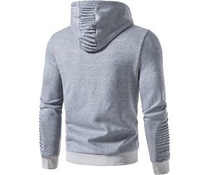 Sweat-shirts à capuche oversize pour hommes de haute qualité, design graphique personnalisé, sweats vierges OEM, 100% coton molletonné, sur mesure - Product Image 4