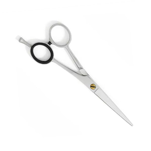Ciseaux de coiffure professionnels en gros, en acier inoxydable, lame tranchante, pour droitiers, manche long, poignée en plastique, outil de coiffure - Product Image 2