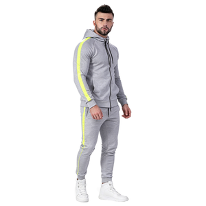 Survêtement en polyester pour homme de qualité supérieure, logo personnalisé, vêtements de sport, vêtements actifs, fabricant en gros de haute qualité, fournisseur d'usine OEM - Product Image 3