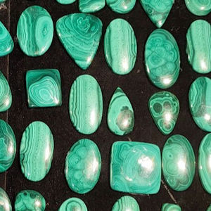 Lot de cabochons en malachite naturelle, vente en gros de pierres précieuses en malachite pour la création - Product Image 3