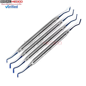 Blue <b>Titanium</b> Composite Filling Set 4Pcs Dental Composite Filling Restorative Hand Tools Laboratory Dentist Medic Instruments - Product Image 5