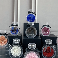 Vente en gros de mini boîtes cadeaux créatives pour la Saint-Valentin, Noël, la remise des diplômes, les anniversaires, avec une grande rose éternelle préservée