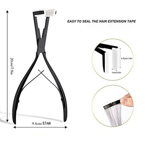 BEST ELECTRO SURGICAL Pince de retrait d'anneaux couleur or ultime, outils de pose d'extensions capillaires à maintien robuste pour usage commercial, en acier inoxydable - Product Image 3