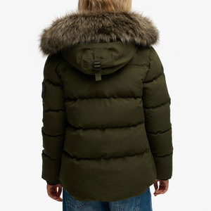 Manteaux longs en coton épais et chauds pour femmes, motif uni, design personnalisé en fourrure, nouvelle collection hiver 2026, vente chaude - Product Image 2