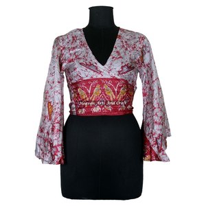 Nouveau haut tendance pour femme et fille, style halter à nouer et à enrouler à la taille, nouvelle arrivée, prix de gros du vendeur - Product Image 1