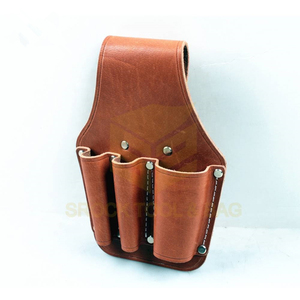 <b>Leather</b> <b>Tool</b> Bag With Pockets And Belt For <b>Tools</b> Storage - Product Image 4