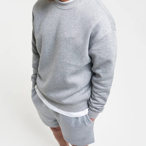 Sweat-shirt décontracté pour homme, sport d'hiver, coupe ajustée, en molleton bouclette épais 100% coton, écologique, tendance - Product Image 5