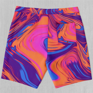 Shorts de sport décontractés pour hommes, séchage rapide, pour la plage, motif uni, design sublimé écologique – Meilleures ventes - Product Image 5