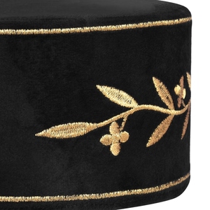 Gorra de Capitán del Arco Real con Bordado Negro y Dorado, 100% Poliéster, Estilo Europeo y Americano - Product Image 3
