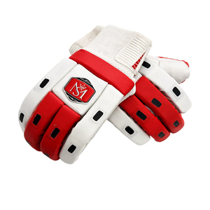 Gants de cricket en cuir Mannu Sports - Légers, designs et logo personnalisables, unisexes, toutes saisons - Product Image 1