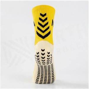 Yellow Crew <b>Socks</b> With Black Letter Print <b>Breathable</b> Knitted Sport <b>Socks</b> For Adults Summer Basketball - Product Image 2