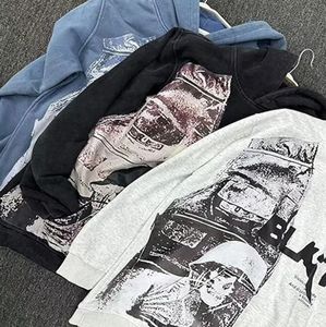 เสื้อฮู้ดผ้าฝ้ายฟลีซขนาดใหญ่, เสื้อสเวตเชิ้ตสไตล์วินเทจ, เสื้อฮู้ดแบบหนา, เสื้อฮู้ดสตรีทแวร์เรียบง่ายสำหรับฤดูหนาว - Product Image 5