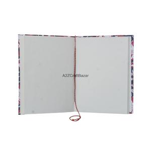 <b>Customized</b> Creative Indian Classy Hand Block Print Fabric Cover <b>Diary</b> Notepad Handmade Paper Decorative Sanganeri Gift Friends - Product Image 3