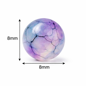 Jaunty 8-10mm Natural Onyx Round Faceted <b>Beads</b> Multi <b>Color</b> for Bracelet Making DIY - Product Image 6