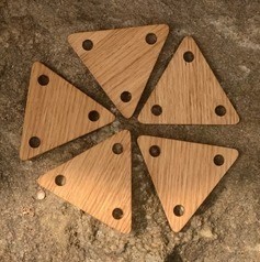 Best Quality Eco-Friendly Agate <b>Tablet</b> Weaving Cards Solid Wood Polished Folk Art Natural <b>Salt</b> Lamp Decoration for Christmas - Product Image 6