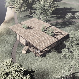 Invernadero en Contenedor de 40 Pies con Diseño Personalizado, Vistas Panorámicas, 20m2, Techo de Paja Ecológico Moderno, Villa Prefabricada de 20 Pies con Dormitorio - Product Image 5