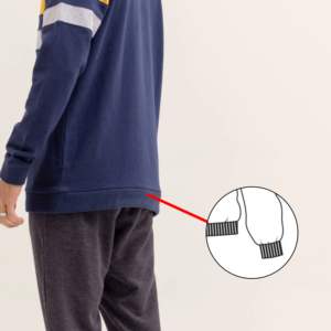 Sudadera Personalizada con Logotipo Bordado para Hombre, Sudadera de Cuello Redondo de Algodón con Bloques de Color, Ropa Urbana al por Mayor OEM - Product Image 5