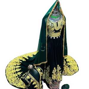 Nouvelles robes brodées pour femmes à prix de gros, robes afghanes à manches longues faites à la main, robes de mariée - Product Image 1