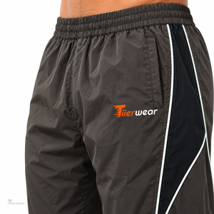 Mens Sporty Windbreaker Track Pants <b>Elastic</b> <b>Waist</b> Side Stripe Quick Dry Wholesale Windbreaker <b>Trousers</b> for men - Product Image 5