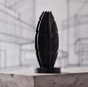 Vase décoratif moderne en aluminium noir texturé, fait main, haute qualité, pour Pâques, bibliothèque, bureau, vente en gros - Product Image 4