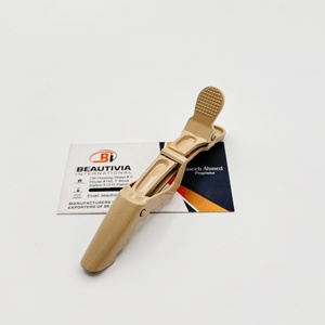 Alligator Hair <b>Clamps</b> Sustainable Strong Hold Crocodile Barrette & Claw <b>Clip</b> for Salon Hair Section Plastic <b>Clips</b> - Product Image 2