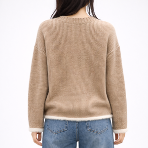 Autumn Women's Casual Loose Sweaters New Design Lazy Knitted Anti-Wrinkle Breathable <b>Long</b> Length Wholesale - Product Image 5