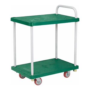 Chariot de laboratoire industriel SciLab en HDPE à 2 ou 3 étagères avec roulettes à billes pour le transport en atelier - Product Image 3
