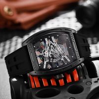 Montre pour homme Relogio Masculino, montre à quartz de luxe pour homme, boîtier en plastique, style rétro tendance, montre pour homme