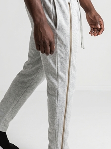 Mens <b>Slim</b> Fit Zip Hem <b>Jogger</b> Pants Cotton Blend Sweatpants Elastic Waist Drawstring Casual Sports Track Trousers - Product Image 2