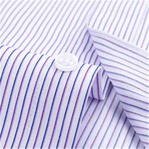 Chemise habillée en coton pour homme, manches longues, couleur unie, respirante, tenue de travail formelle, fournisseur personnalisé - Product Image 5